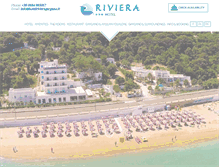 Tablet Screenshot of hotelrivieragargano.it